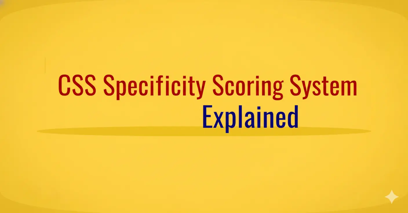 CSS Specificity Scoring System Explained