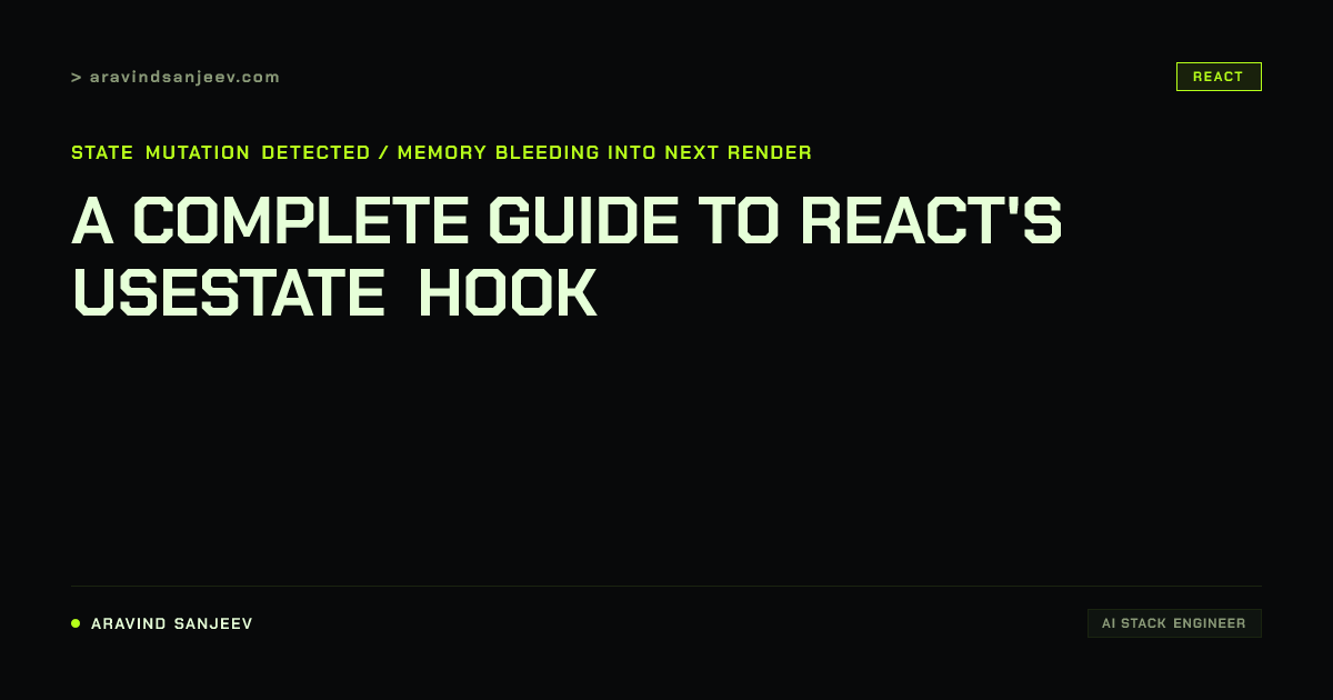 A Complete Guide to React's useState Hook